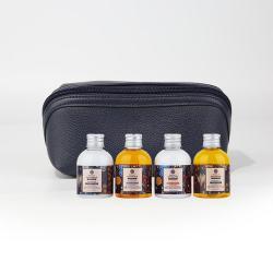 Набор аксессуаров для ванной комнаты в небольшой сумочке, 4 предмета OEM