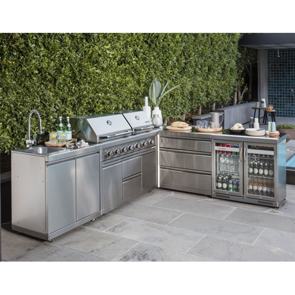 Индивидуальные кухонные шкафы из нержавеющей стали 