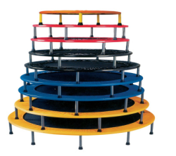 Высококачественный мини-батут для наружного использования, высота 22,5 см,