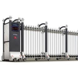 Электрические выдвижные ворота для завода