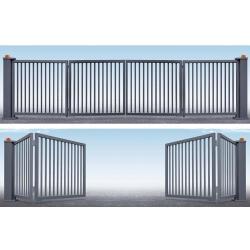 Электрические распашные ворота 