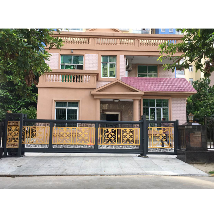 Автоматические консольные откатные ворота с датчиком охранной сигнализации