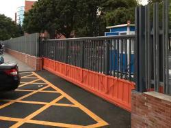 Дизайн раздвижных главных ворот в европейском стиле