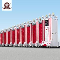 Автоматические алюминиевые ворота-гармошка