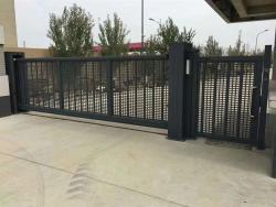 Алюминиевые ворота дома