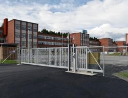 Автоматические телескопические откатные ворота с простой установкой