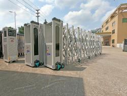 Современные телескопические выдвижные ворота 