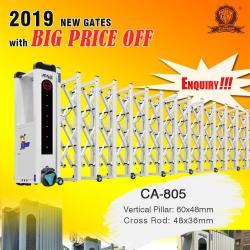 Современные телескопические выдвижные ворота 