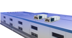 Высокоэффективная система кондиционирования воздуха на крыше коммерческого сдания