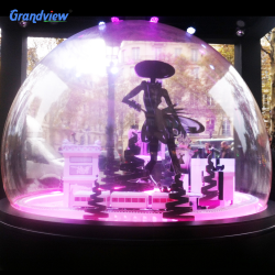 Погружной полусферический акриловый купол, аквариум