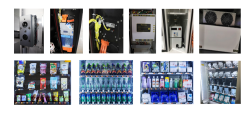 Автоматический торговый автомат с фруктами и готовой едой