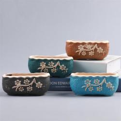 Керамический цветочный горшок 