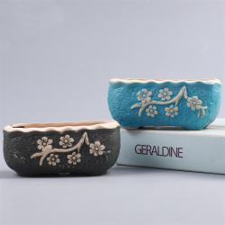 Керамический цветочный горшок 