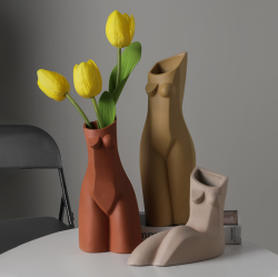 Декоративный цветочный горшок