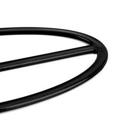 Вешалка для шарфа из черного пластика