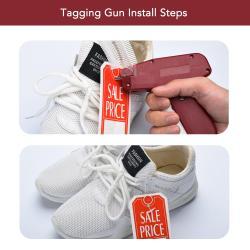 Сверхмощный пластиковый пистолет для тегов для обуви