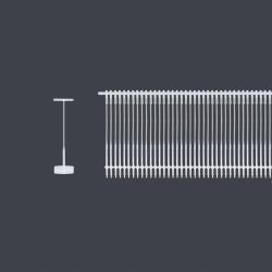 Пластиковая прозрачная стандартная бирка 