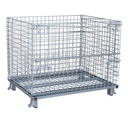 Металлическая корзина с дверью