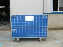 Металлическая корзина с дверью