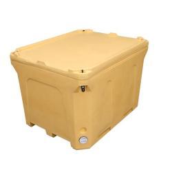 Контейнер для рыбы с двойными стенками из полиэтилена высокой плотности