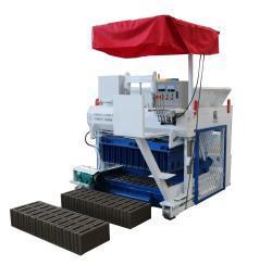 Станок для производства пустотелых бетонных блоков с электроприводом 