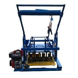 Дизельная ручная машина для производства полых бетонных блоков 
