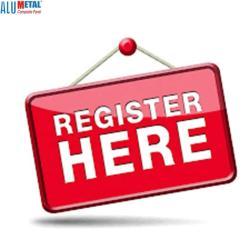 Алюминиевые вывески с тиснением