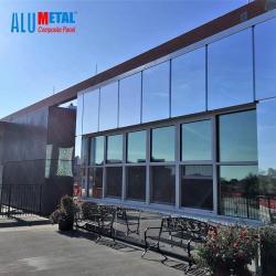 Зеркальная алюминиевая композитная панель ACM