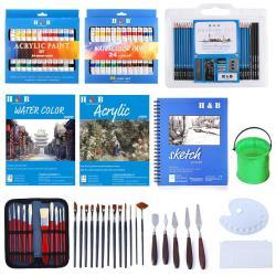 Роскошный акриловый набор для рисования, 107 шт