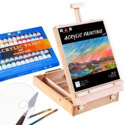 Набором акриловых кистей Easel Artist 30 шт