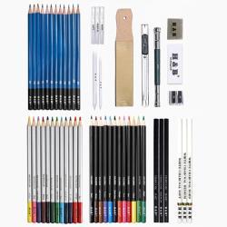 Профессиональный набор цветных карандашей 54 шт. для детей