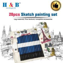 Высококачественный набор из 28 предметов для рисования 