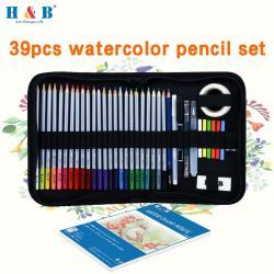 Профессиональные цветные карандаши 39 шт. 