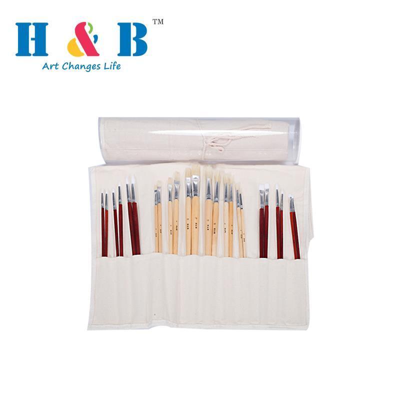 Набор кистей для масляной живописи размера HB mix size