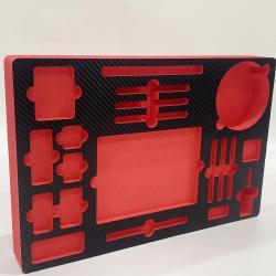 Индивидуальная вставка из пеноматериала из углеродного волокна 