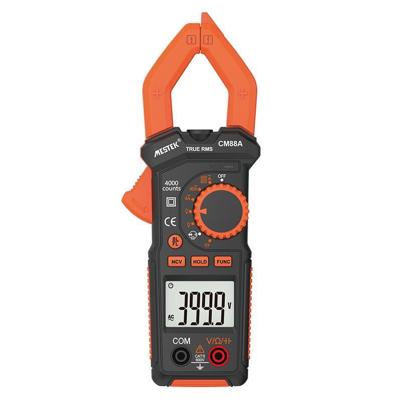 Цифровой мультиметр с клещами Professional True RMS AC/DC 