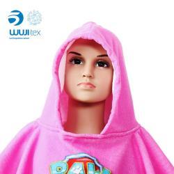 Детский банный халат из микрофибры с капюшоном