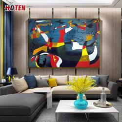 100% чистая ручная роспись абстрактная картина 