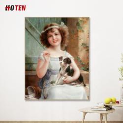 Девочка с собакой