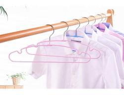 Металлические вешалки для одежды с ПВХ покрытием
