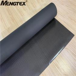 Ткань из углеродного волокна с кожаным покрытием черного цвета 