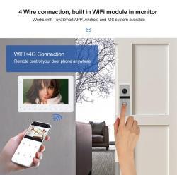 Видеодомофон с системой контроля доступа с электрическим замком