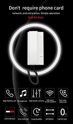 Беспроводной аудиодомофон со встроенным аккумулятором