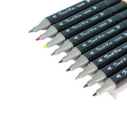 Маркер с круглым и плоским наконечником для рисования и дизайна (арт. 21101969)