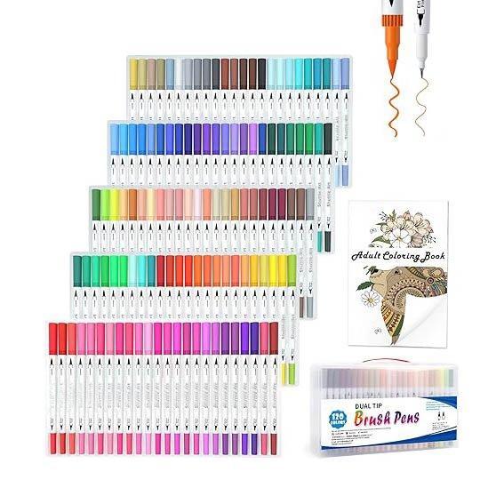 Ручки Bonvan с двойными наконечниками для каллиграфии и рисования (арт. 21102010)