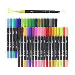 Набор фломастеров с двойным наконечником для ежедневников и каллиграфии (арт. 21102013)