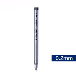 Набор черных фломастеров с тонким наконечником, 12 шт., для школы (арт. 21102031)