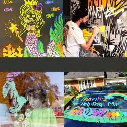 Жидкие меловые маркеры для стирания с досок, набор на заказ (арт. 21102050)