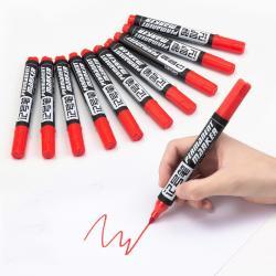 Быстросохнущие водостойкие маркеры для рисования по камню, черные и красные (арт. 21102061)