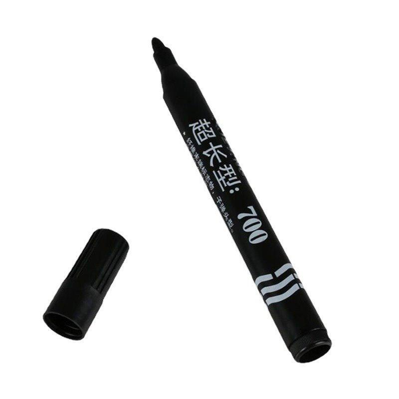 Набор перманентных черных и красных маркеров с логотипом на заказ (арт. 21102062)